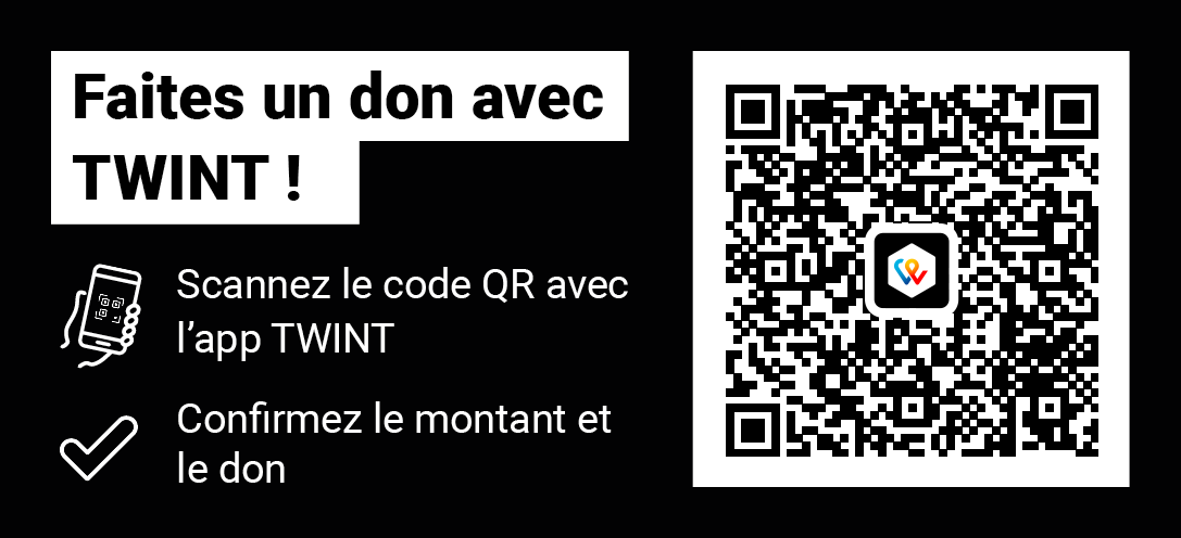 Code QR pour faire un don avec Twint